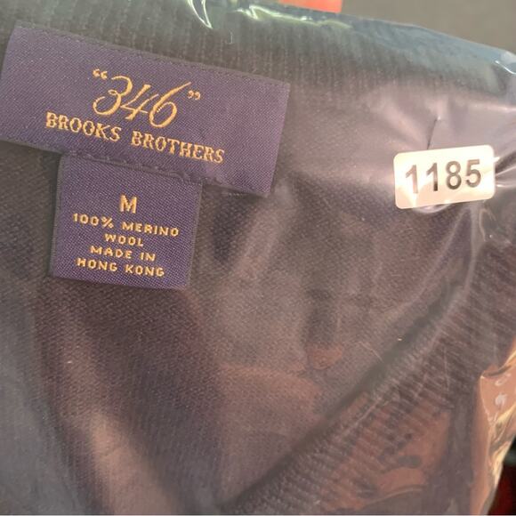 Vintage 90s Mens 100% Merino Wool Argyle Lattice Sweater Sz M Ivy League Preppy - Picture 7 of 7